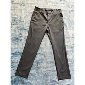 Kenneth Cole Reaction Gray Flat Front Dress Pants 34 x 32